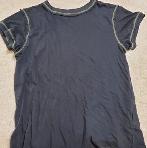 Free People washed gray tee